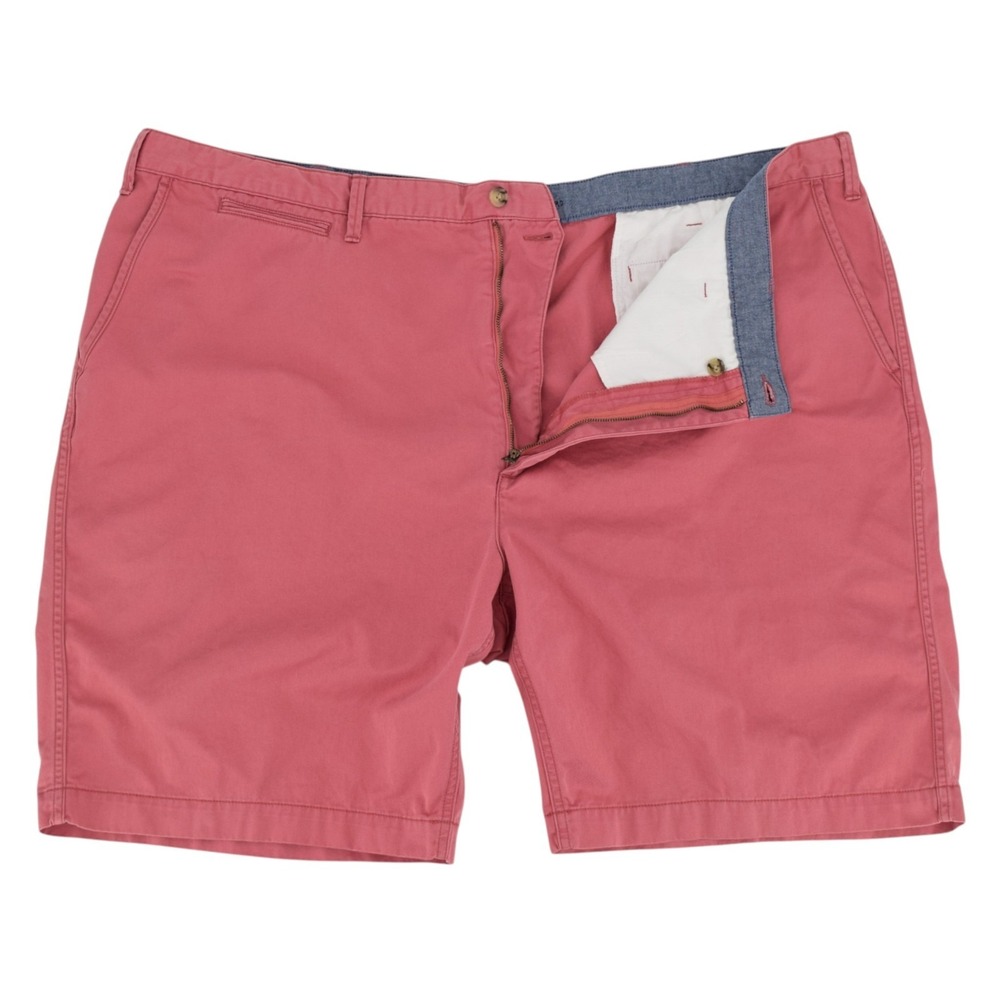 Polo Ralph Lauren Men's 50B Big Classic Fit Coral Pink Cotton Chino Twill Shorts